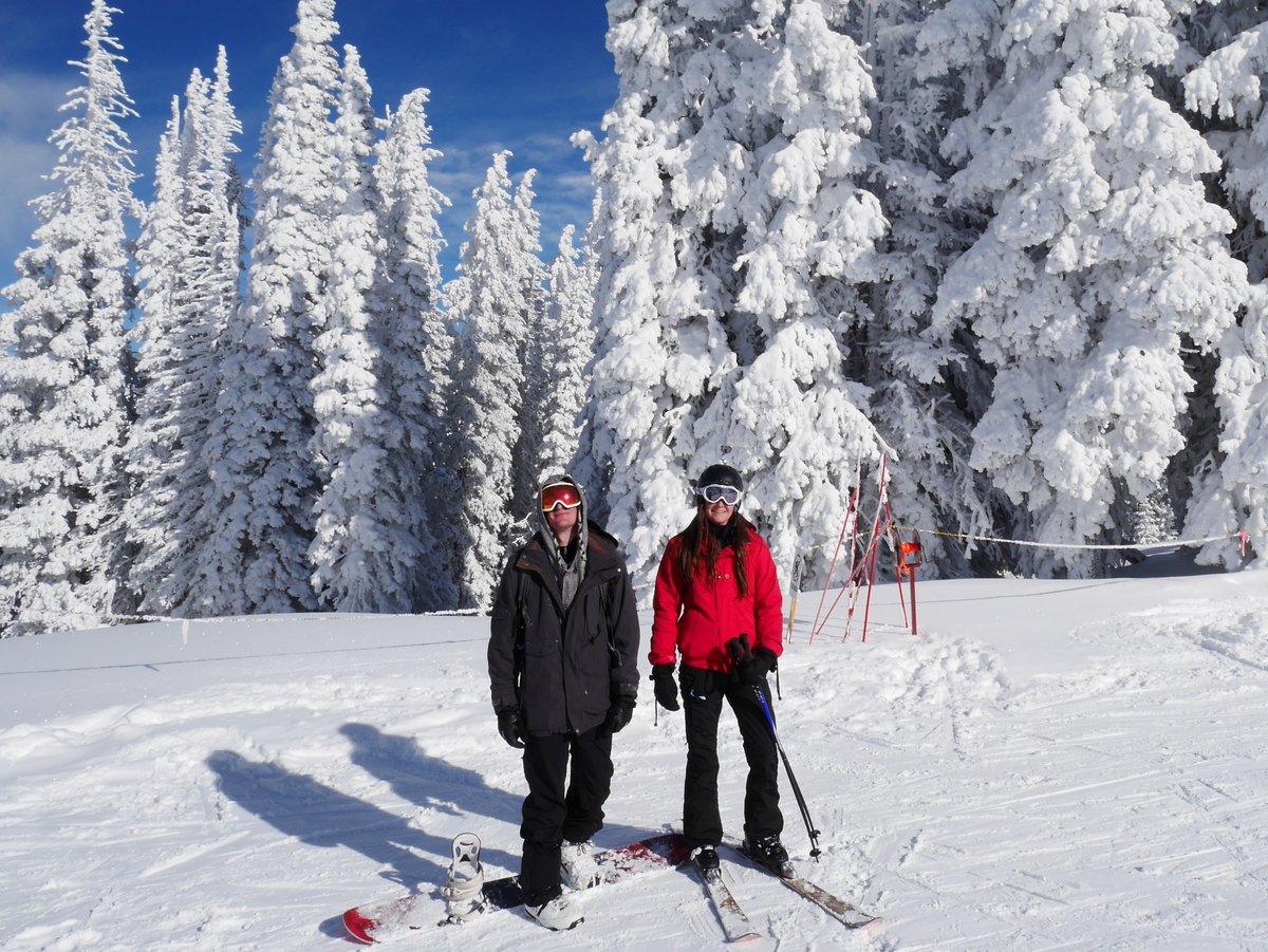 Rick and Alex at Steamboat, December 2014